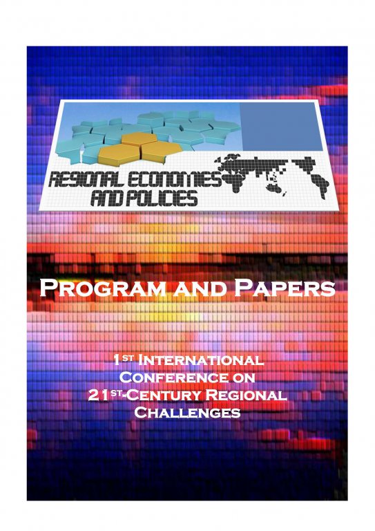 Regional Economies and Policies 1st International Conference